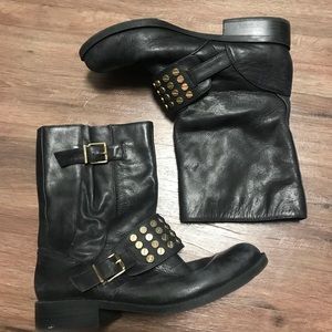 Studded Jessica Simpson Moto Boot